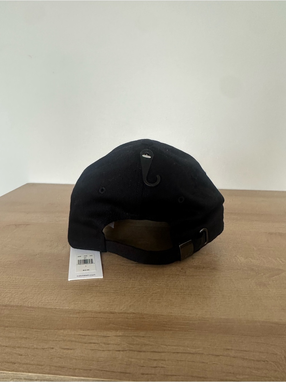 Calvin Klein Black Baseball Cap with White Logo - Picture 4 of 4